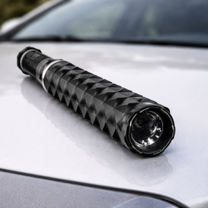 Bouncer on Car Hood | Escape Unharmed by GSI Bouncer Stun Gun Flashlight on car hood