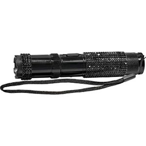 Jolt RhineStun Flashlight Stun Gun, Rhinestone Design, LED Flashlight, Rechargeable, Stylish Self Defense